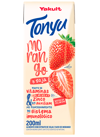 Tonyu Morango — embalagem individual