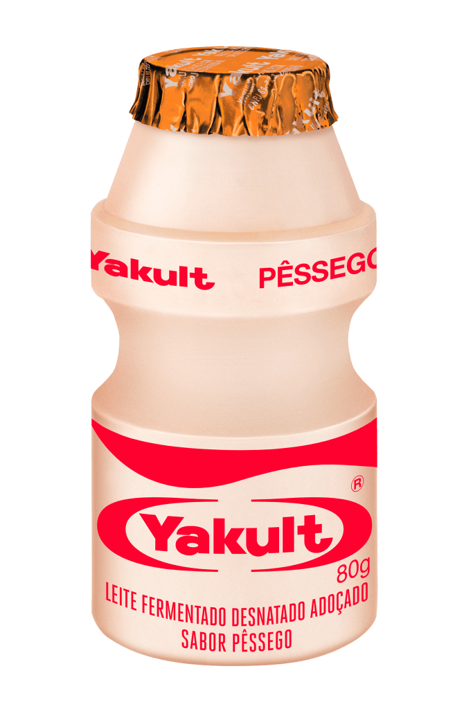 Yakult Pêssego — embalagem individual